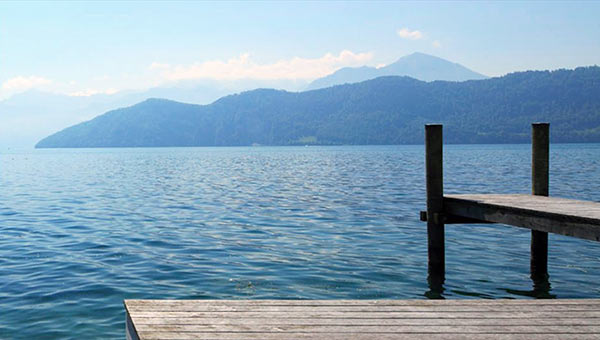 Steg am See